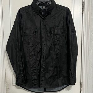 Harley-Davidson Men's Black Shirt Jacket